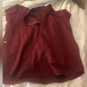 Figs Women's Burgundy Top
